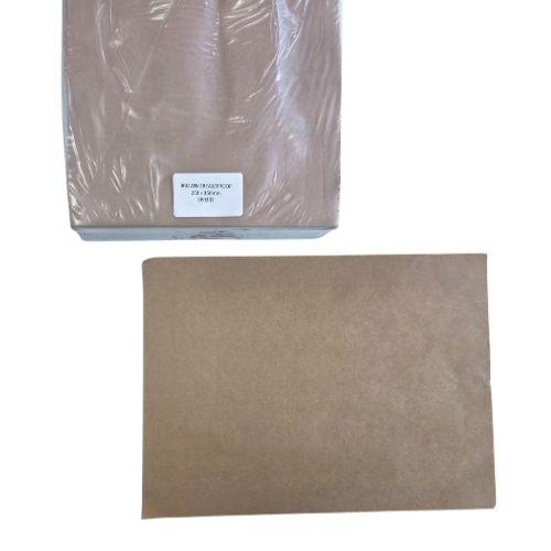 Brown Large Greaseproof Paper Sheets 250x350mm