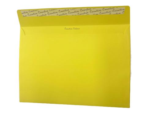 324 x 229mm 120gsm Banana Yellow Window Pocket