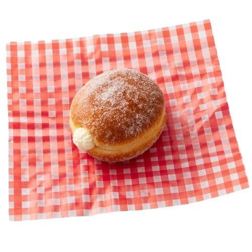 Greaseproof Paper Printed Red Gingham Sheets 250x200mm Pack 1000