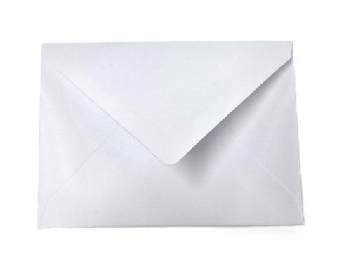 92 x 130mm 120gsm White Wallet Gummed