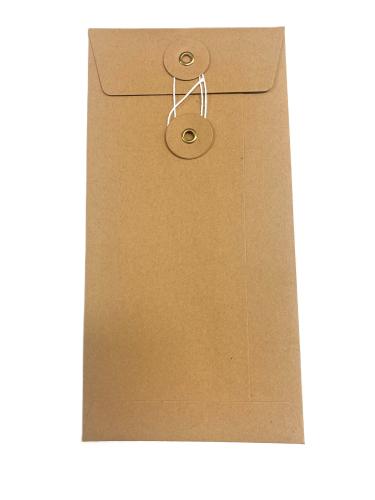 220x110 mm (DL) String & Washer Manilla Envelope SW220