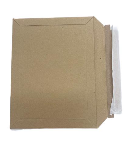 180x235mm Capacity Board Wallet Mailers Recyled Manila 400gsm