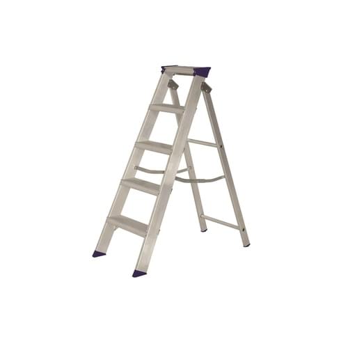 EN 131 Industrial Swingback Stepladder 5 Tread