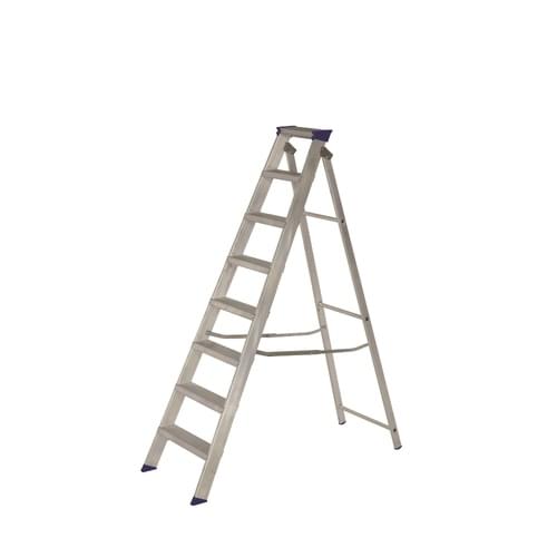 EN 131 Industrial Swingback Stepladder 8 Tread