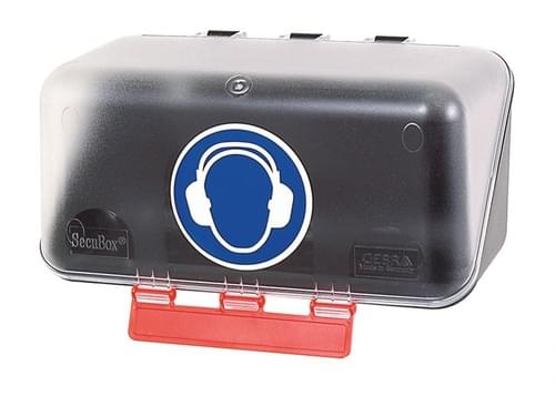 Secubox Mini Ear Protection Storage Box Transparent