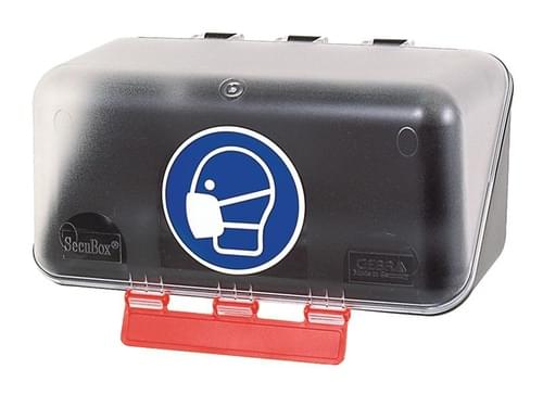 Secubox Mini Resp Protection Storage Box Transparent