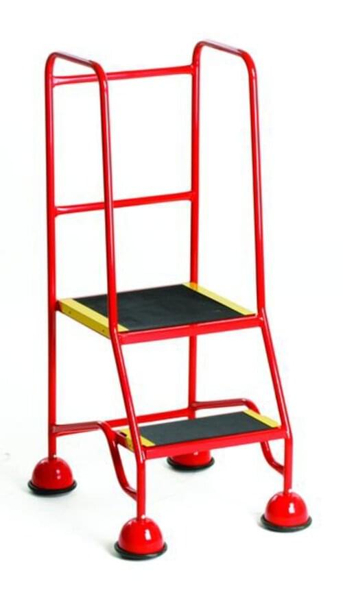 Premium Mobile Steps Red - 2 Step