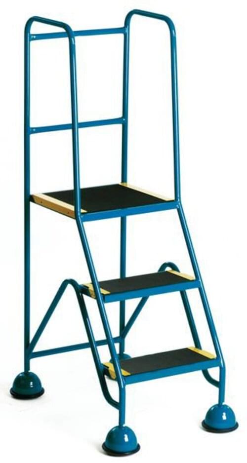 Premium Mobile Steps Blue - 3 Step