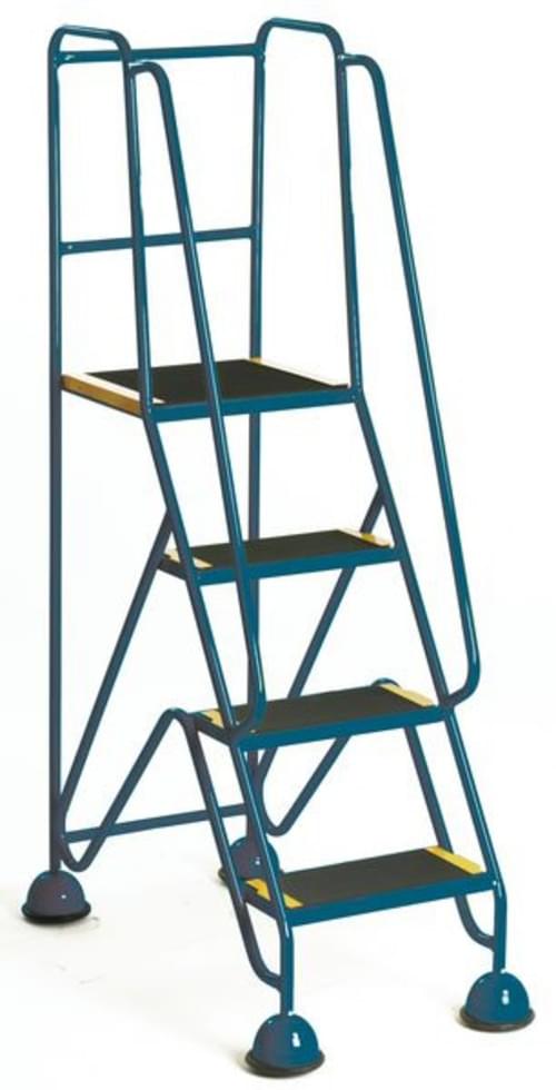 Premium Mobile Steps Blue - 4 Step