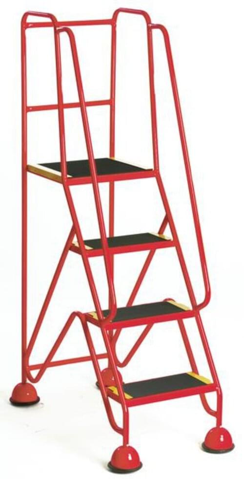 Premium Mobile Steps Red - 4 Step