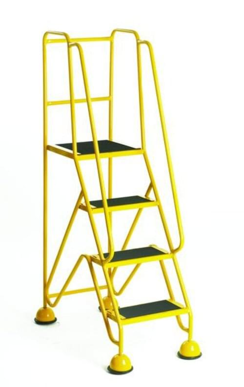 Premium Mobile Steps Yellow - 4 Step