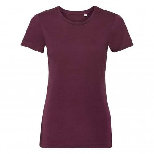 Women's Pure Organic Tee- Burgundy, 2XL