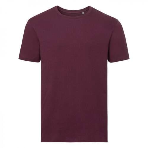 Men's Pure Organic Tee- Burgundy, Small