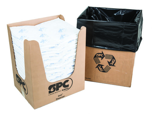 Oil Only Sorbent Pads in Dispenser (Heavyweight) Qty 150