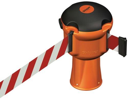 Skipper Retractable Barrier - Red and White Tape
