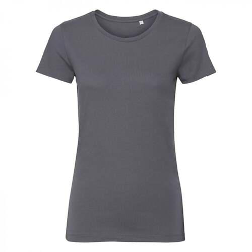 Women's Pure Organic Tee- Convoy Grey, 2XL