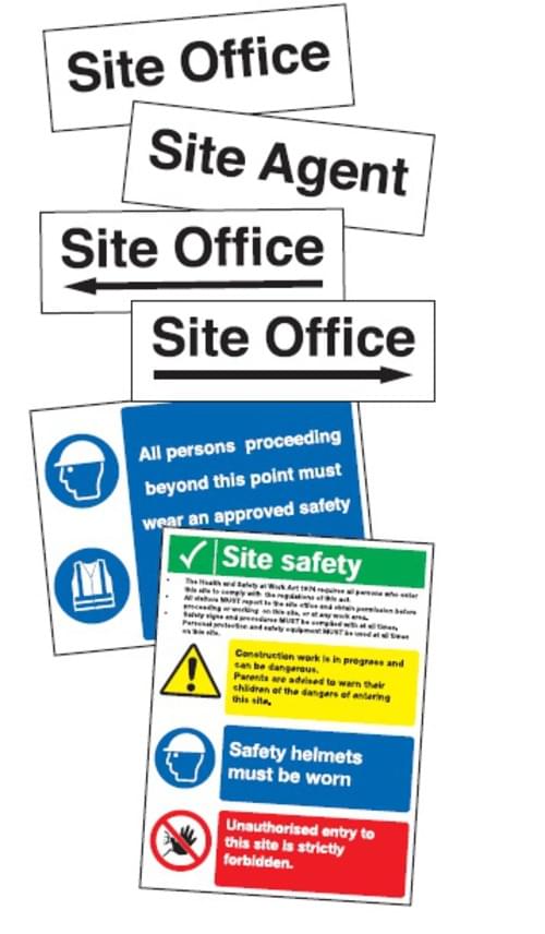 Site navigation sign pack