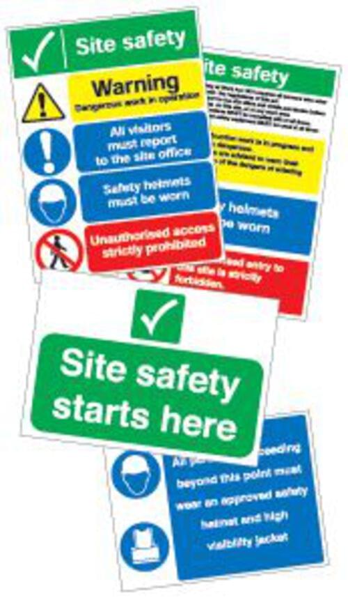 Site navigation sign pack