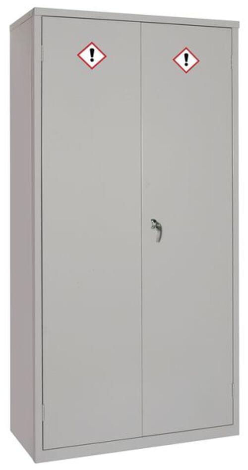COSHH Cabinet - 1830 x 915 x 457mm (HxWxD) 3 doors, 2 shelves , Sump capacity 15L