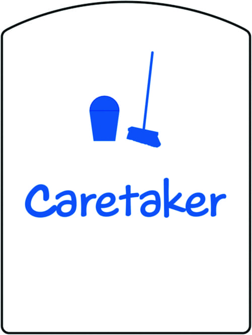 400x300mm Caretaker School Sign