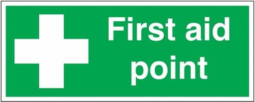 100x250mm First Aid Point - Rigid
