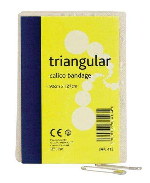 Calico triangular bandage