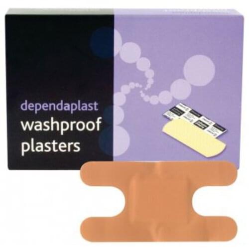 Pink Washproof Knuckle Plasters (Pk 100)
