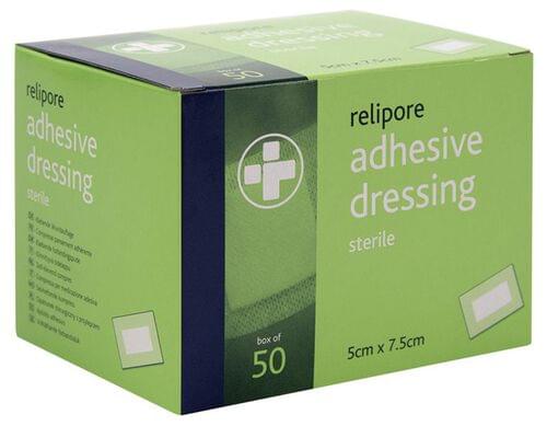 Adherent Dressing Pads 50x75mm (Pack of 50)