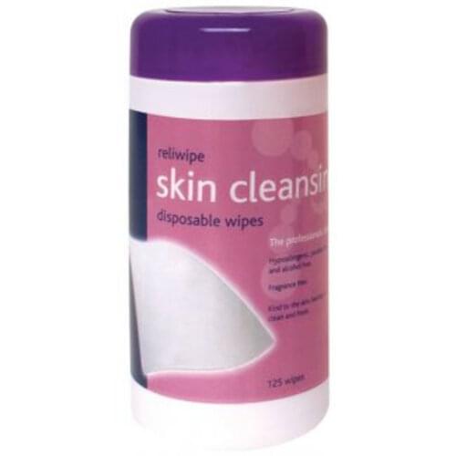 Skin Cleansing Wipes Tub of 100