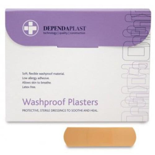 Pink Washproof Strip Plasters (Pk 100)