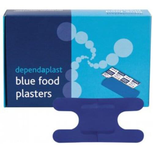 Blue Detectable Knuckle Plasters (Pk of 50)