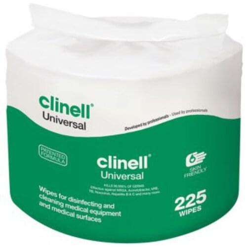 Clinell Universal Wipes (Refill for Bucket of 225 Wipes)
