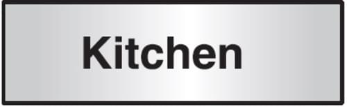 76x203mm Kitchen Architectural Door Sign Centre Aligned