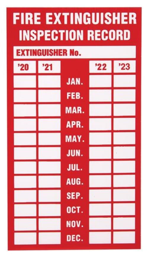 Fire Extinguisher Record Label