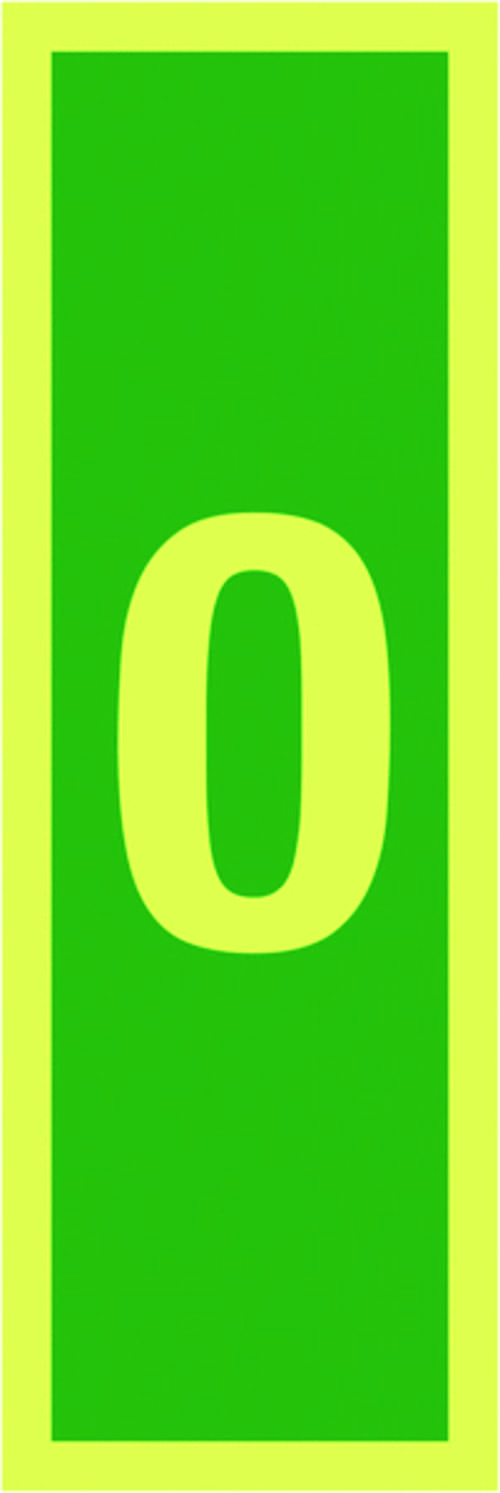 150x50mm 0 - Nite Glo Self Adhesive