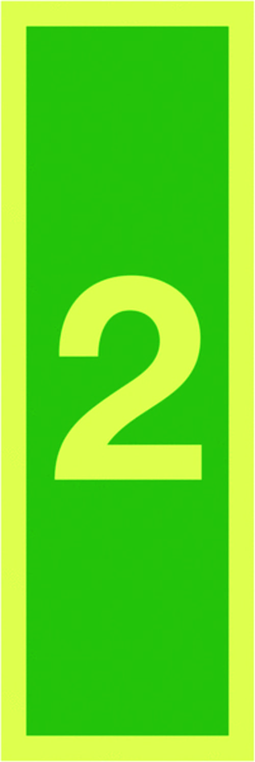 150x50mm 2 - Nite Glo Self Adhesive