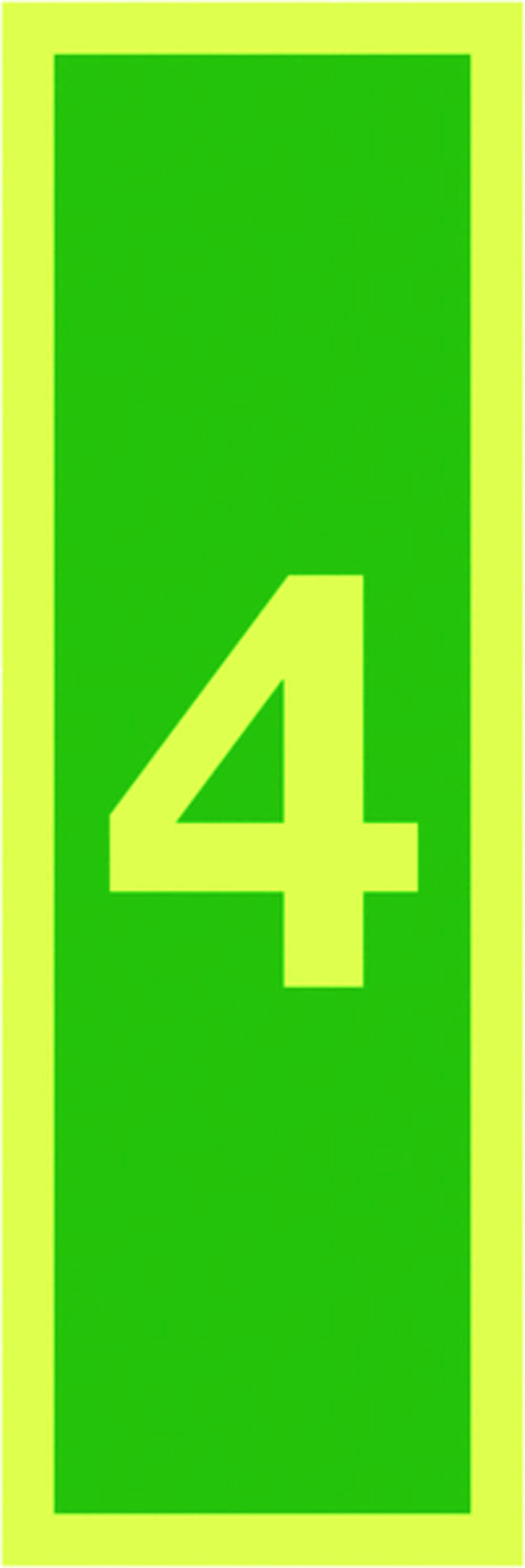 150x50mm 4 - Nite Glo Self Adhesive