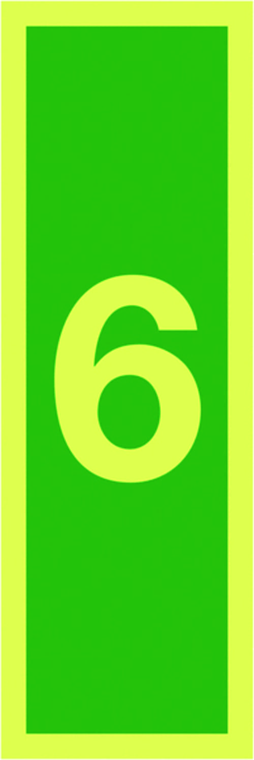 150x50mm 6 - Nite Glo Self Adhesive