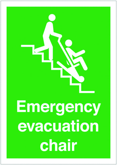 297x210mm Emergency Evacuation Chair - Rigid
