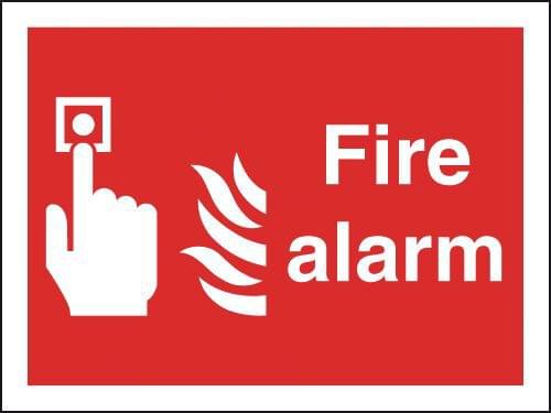 200x400mm Fire Alarm - Rigid