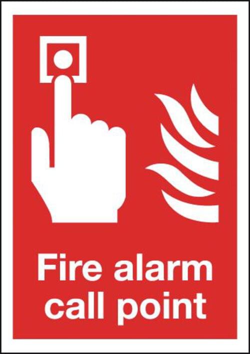 297x210mm Fire Alarm Call Point - Rigid