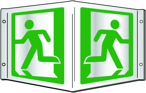 200x400mm Running man symbol Projecting 3D Sign