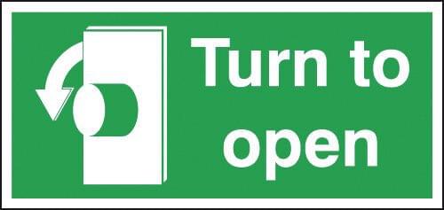 50x100mm Turn To Open Anti-Clockwise - Rigid
