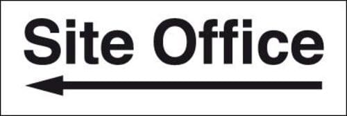 100x300mm Site office arrow left - Rigid