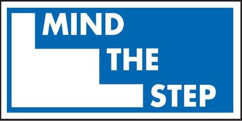 150x300mm Mind the step - Rigid