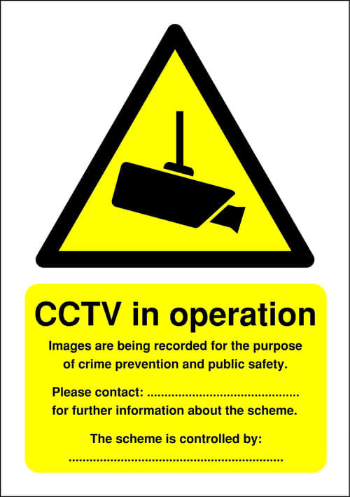 420x297mm CCTV in Operation (Data Protection Act) - Rigid