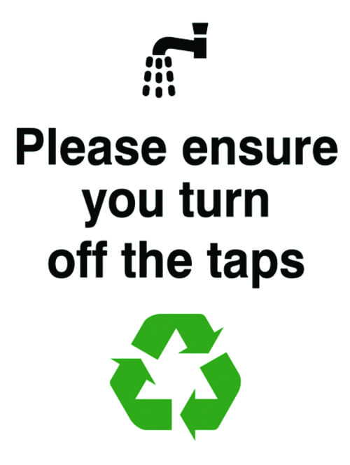 100x75mm Please ensure you turn off the taps Rigid