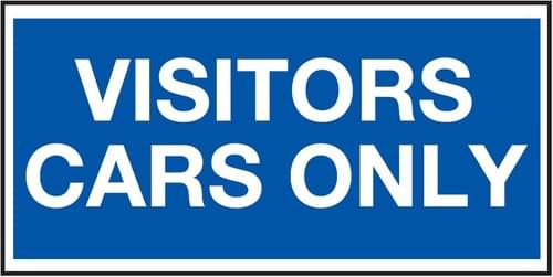 300x600mm Visitors cars only - Rigid