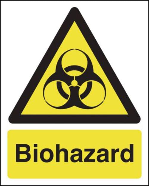 420x297mm Biohazard - Rigid