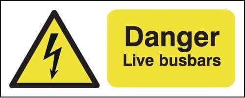 100x250mm Danger Live Busbars - Rigid